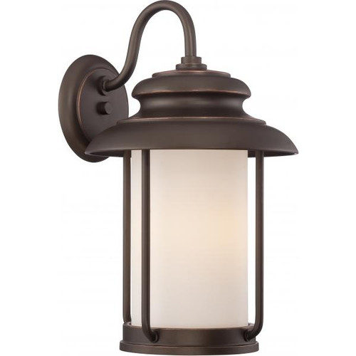 NUVO Lighting NUV-62-632 Bethany - LED Outdoor Large Wall with Satin White Glass