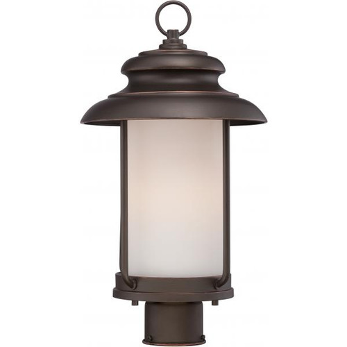 NUVO Lighting NUV-62-634 Bethany - LED Outdoor Post with Satin White Glass