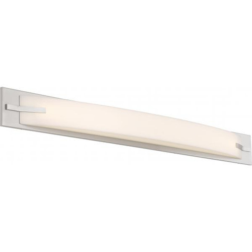 NUVO Lighting NUV-62-1083 Bow LED 43 in. - Vanity Fixture - Brushed Nickel Finish