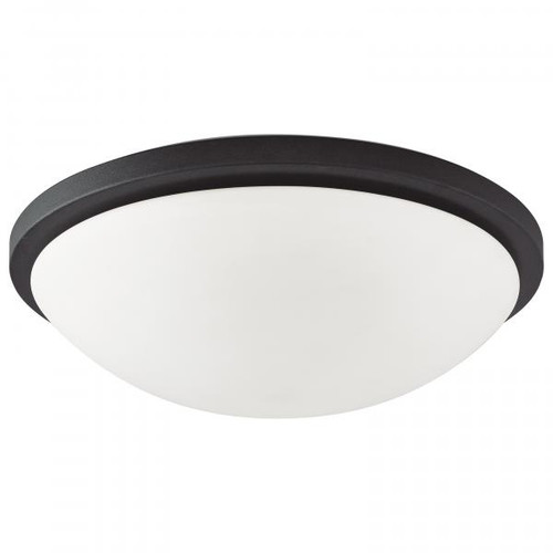 NUVO Lighting NUV-62-1944 Button - 17 Inch LED Flush Mount Fixture - Matte Black Finish - CCT Selectable - 120 Volts