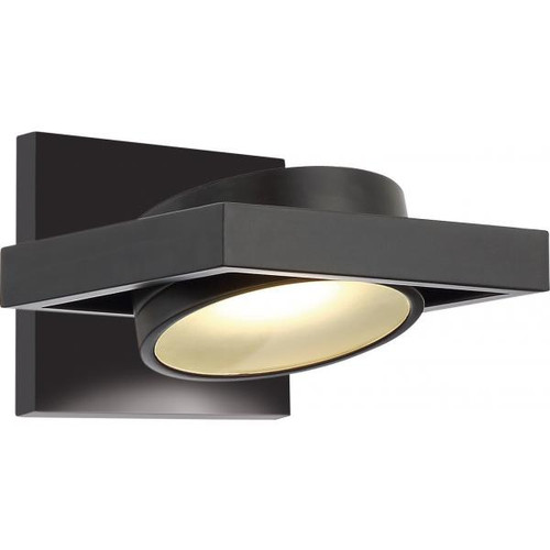 NUVO Lighting NUV-62-993 Hawk LED Pivoting Head Wall Sconce - Black Finish