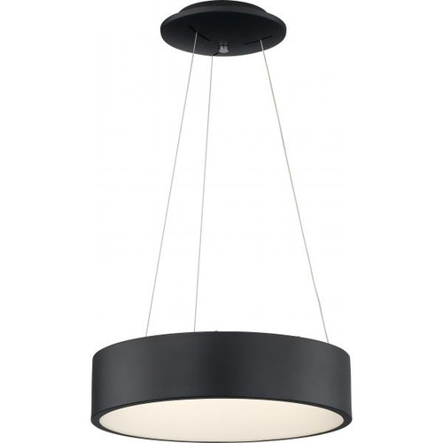 NUVO Lighting NUV-62-1458 Orbit - 30W LED Pendant - Black Finish