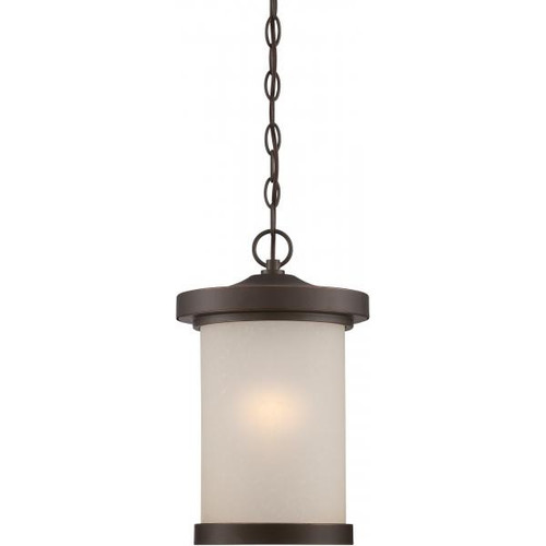 NUVO Lighting NUV-62-645 Diego - LED Outdoor Hanging with Satin Amber Glass