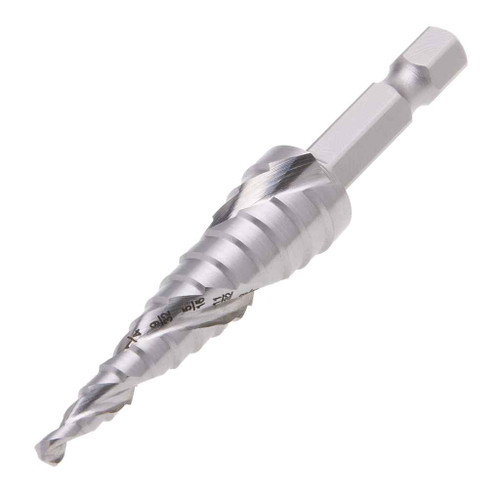 Metallics SD131812 Drill Bit Spiral Flute Step 13 Step 1/8"-1/2" (1pc)