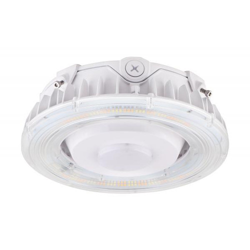 NUVO Lighting NUV-65-631 LED Canopy Fixture - 100 Watt - CCT Selectable - White Finish - 100-277 Volt