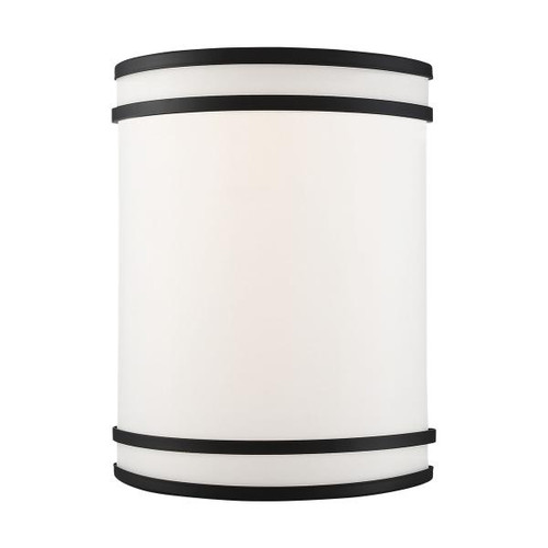 NUVO Lighting NUV-62-1745 Glamour LED Wall Sconce - Black Finish - CCT Selectable 3K/4K/5K