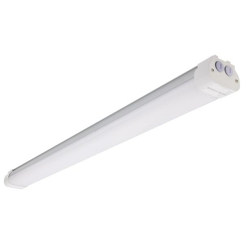 NUVO Lighting NUV-65-831R1 4 Foot - LED Tri-Proof Linear Fixture - CCT & Wattage Selectable - IP65 and IK08 Rated - 0-10V Dimming - 120V-347V