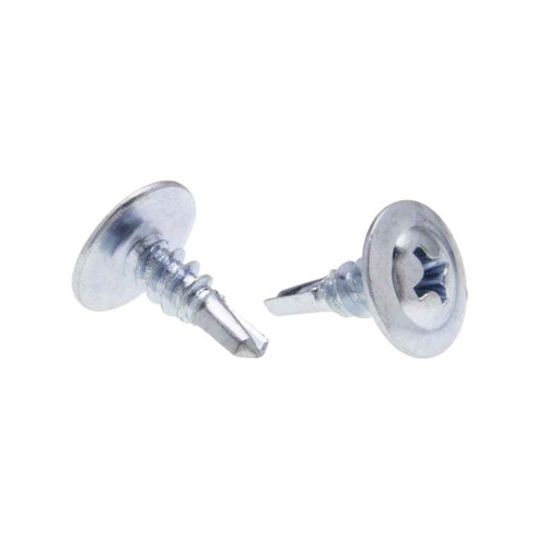 Metallics WDS2M 8 x 3/4 in. Wafer Head Phillips Drywall Screws - Steel Zinc - 1000qty