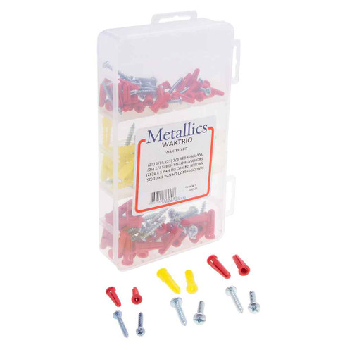 Metallics WAKTRIO Anchors Assorted Plastic Kit (Trey 150)