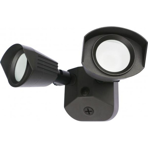 NUVO Lighting NUV-65-212 LED Security Light - Dual Head - Bronze Finish - 3000K