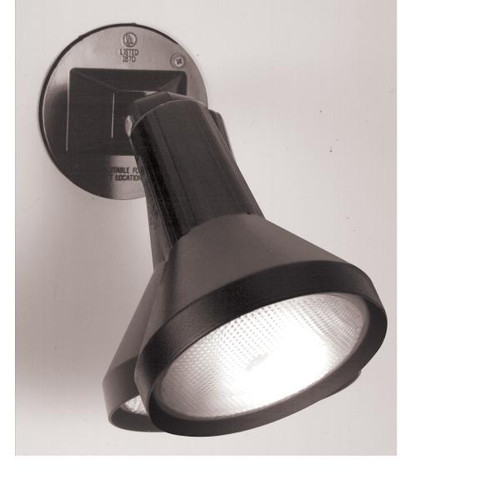 NUVO Lighting NUV-SF77-700 1 Light - 8" - Flood Light - Exterior - PAR38 with Adjustable Swivel - Black Finish
