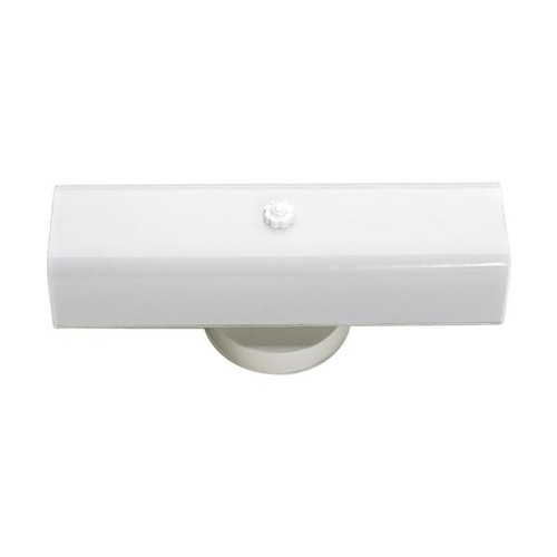 NUVO Lighting NUV-SF77-087 2 Light - 14" - Vanity - with White "U" Channel Glass - White Finish
