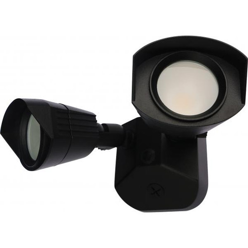 NUVO Lighting NUV-65-214 LED Security Light - Dual Head - Black Finish - 3000K