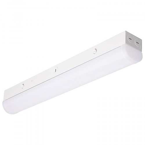 NUVO Lighting NUV-65-1700 2 ft. LED - 20 Watt Linear Strip Light - CCT Selectable - White Finish - 120-277 Volt - Microwave Sensor