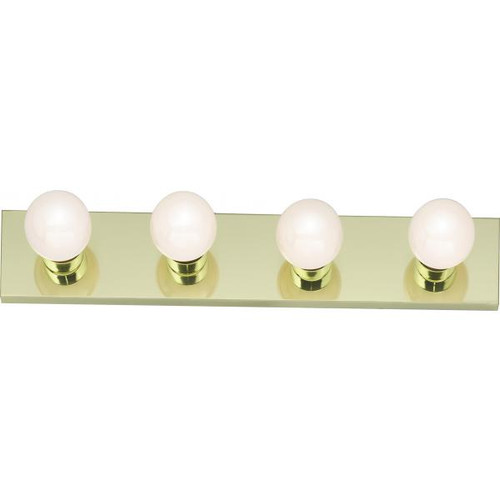 NUVO Lighting NUV-SF77-189 4 Light - 24" - Vanity - Strip - Polished Brass Finish