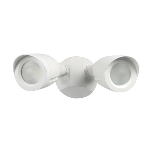 NUVO Lighting NUV-65-716 LED Security Light - Dual Head - White Finish - 4000K