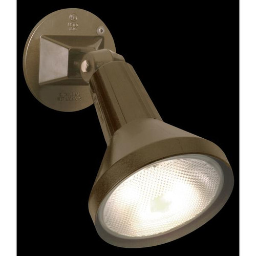 NUVO Lighting NUV-SF77-494 1 Light - 8" - Flood Light - Exterior - PAR38 with Adjustable Swivel - Bronze Finish