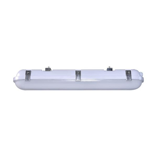 NUVO Lighting NUV-65-823 2 Foot - 20 Watt - Vapor Proof Linear Fixture with Integrated Microwave Sensor - CCT Selectable - IP65 and IK08 Rated