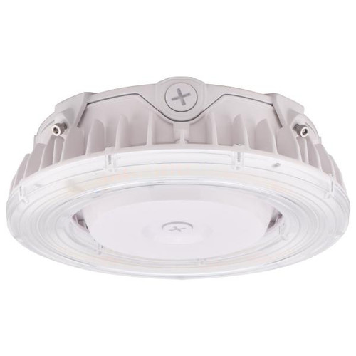 NUVO Lighting NUV-65-629R1 LED Canopy Fixture - 75 Watt - CCT Selectable - White Finish