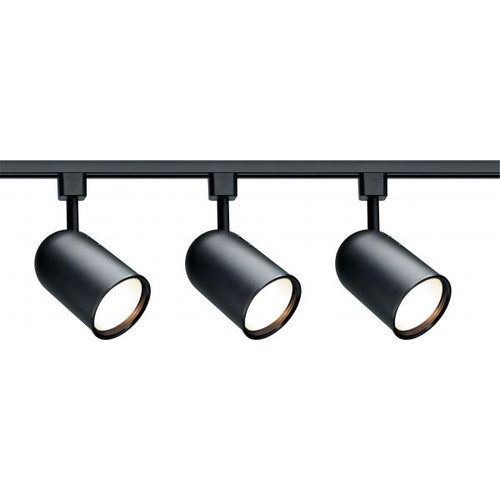 NUVO Lighting NUV-TK323 3 Light - R30 - Bullet Cylinder Track Kit - 4 foot Track - Black