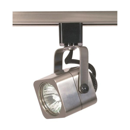 NUVO Lighting NUV-TH314 1 Light - MR16 - 120V Track Head - Square - Brushed Nickel Finish