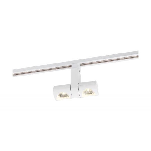 NUVO Lighting NUV-TH483 LED - 24 Watt Track Head - Dual Pipe - White - 36 deg. Beam Angle