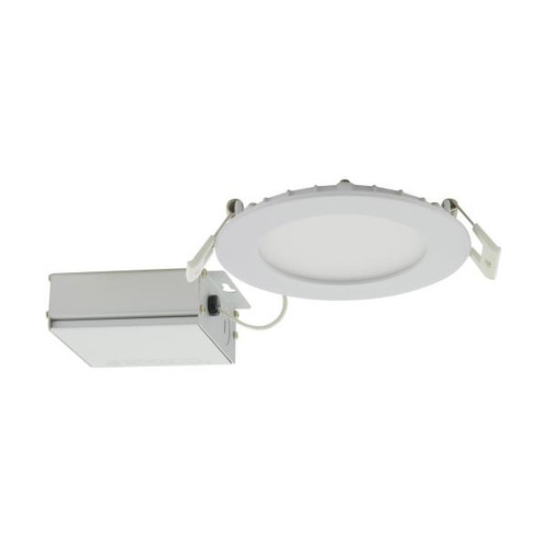 Satco Lighting SAT-S11826 10 Watt - LED Direct Wire Downlight - Edge-lit - 4 inch - CCT Selectable - 120 volt - Dimmable - Round - Remote Driver