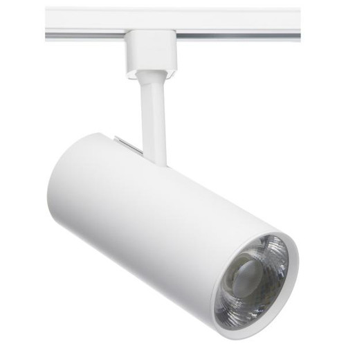 NUVO Lighting NUV-TH621 30 Watt - LED Commercial Track Head - White - Cylinder - 24 Degree Beam Angle