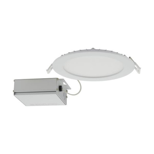 Satco Lighting SAT-S11827 12 Watt - LED Direct Wire Downlight - Edge-lit - 6 inch - CCT Selectable - 120 volt - Dimmable - Round - Remote Driver