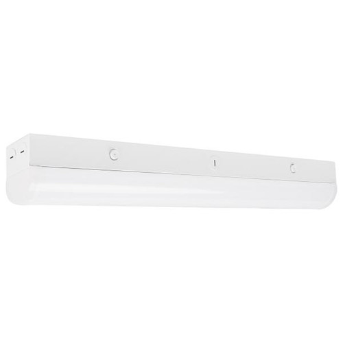 NUVO Lighting NUV-65-698 LED 2 ft. - Linear Strip Light - 20W - White Finish - CCT Selectable - 100-277V - Integrated EM & Sensor