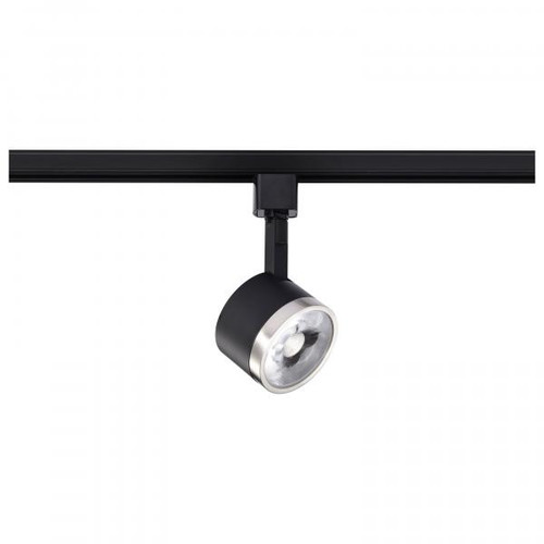 NUVO Lighting NUV-TH646 12 Watt LED Track Head - Round - 3000K - Matte Black and Brushed Nickel Finish