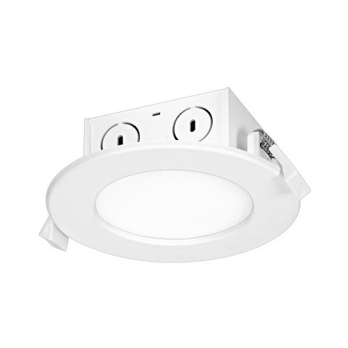 Satco Lighting SAT-S39057 8.5 watt LED Direct Wire Downlight - Edge-lit - 4 inch - 4000K - 120 volt - Dimmable