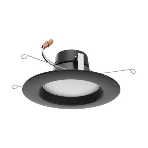 Satco Lighting SAT-S11835 9 Watt - LED Downlight Retrofit - 5 Inch - 6 Inch - CCT Selectable - 120 volts - Dimmable - Black Finish