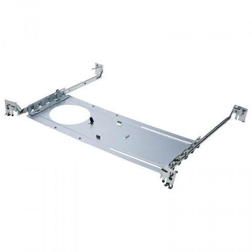 Satco Lighting SAT-80-943 New Construction Mounting Plate with Hanger Bars for T-Grid or Stud/Joist mounting of 4-inch Recessed Downlights - Up to 4.25-inch hole diameter