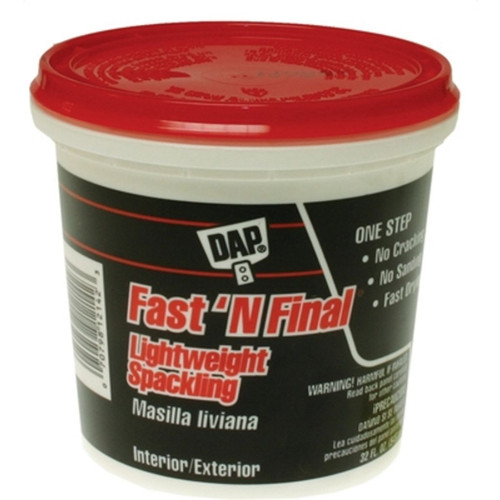 Metallics Lightweight Spackling Compound - 1 Quart Pail