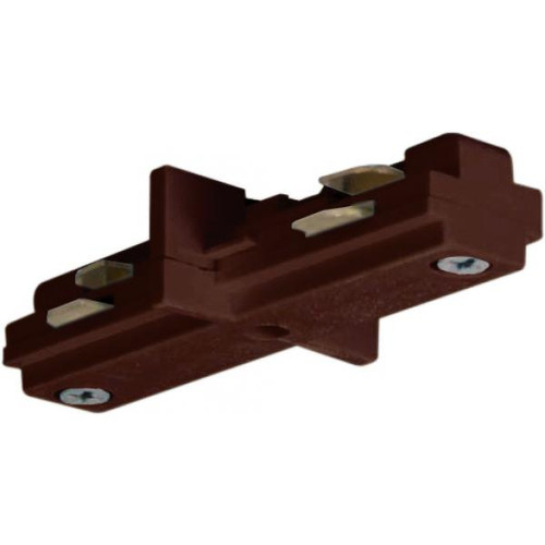 NUVO Lighting NUV-TP205 Mini Straight Connector - Brown Finish