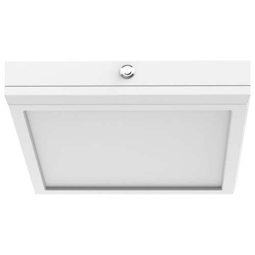 NUVO Lighting NUV-62-1724-EM Blink Pro - EM Battery Backup - 9 Inch - Square Shape - White Finish