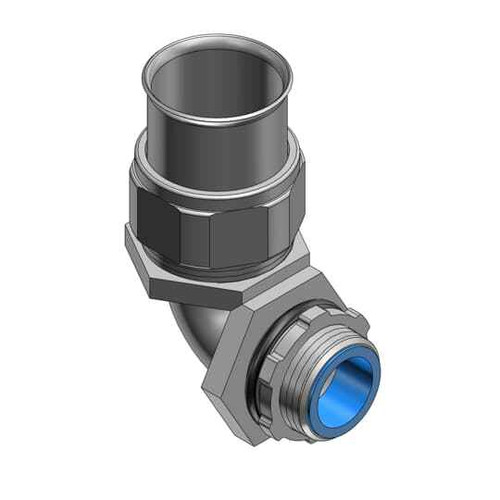 Thomas & Betts 3741 CONNECTOR,CN MTLC, 90 DEG.