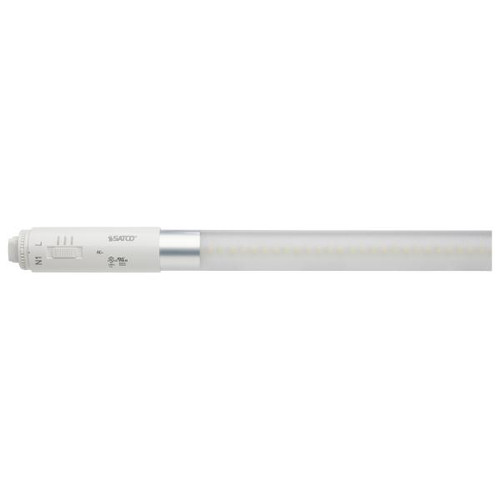 Satco Lighting SAT-S16435 18 Watt T8 LED - CCT Selectable - 120-277 Volt - Single or Double Ended - Type B Ballast Bypass