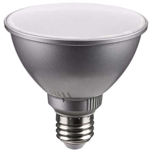 Satco Lighting SAT-S11582 11 Watt PAR30SN LED - Medium Base - Silver Finish - CCT Selectable - 120 Volt - 25 Degree Beam Angle