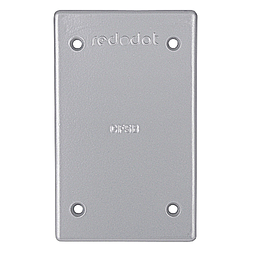 Thomas & Betts Single Gang Stamped Aluminum Device Box Cover - Rain Tight Protection System