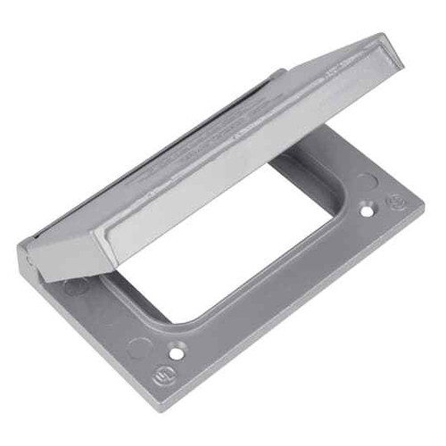 Thomas & Betts CFSH-G 1G,FS/FD CVR,GFCI RCPT,HORIZ BX MT