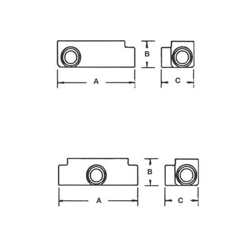 Thomas & Betts CILRL-2 CONDUIT BODY EMT/RIGID 2 LL-LR