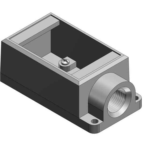 Thomas & Betts FS3-TB 1INCH, 1G-SHALLOW BOX, IRON, D-END