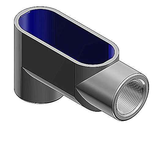 Thomas & Betts LB58SST-TB 1 1/2 CONDUIT BODY,316SS,LB,FORM 8