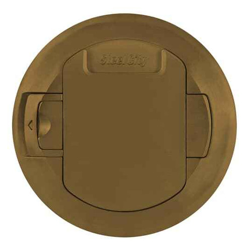 Thomas & Betts RPT6-CVR-BRS RPT6 POKE-THRU COVER KIT, BRASS