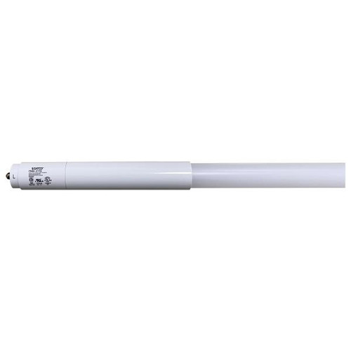 Satco Lighting SAT-S11752 38 Watt T8 LED - Single Pin Base - CCT Selectable - Type B - Ballast Bypass - PET Shatterproof Coated - White Finish - 96 Inches - 120-277 Volt