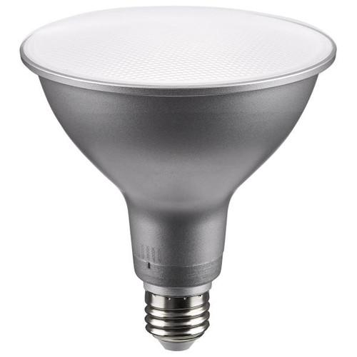 Satco Lighting SAT-S11591 15.5 Watt PAR38 LED - Medium Base - Silver Finish - CCT Selectable - 120 Volt - 40 Degree Beam Angle