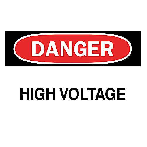 Thomas & Betts WHF-0076 T&B WHF-0076 DANGER SIGN