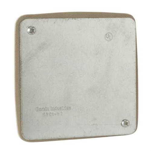 Steel City 52 C 1 VT 4SQ CVR, FLAT, BLANK, VAPOR TIGHT